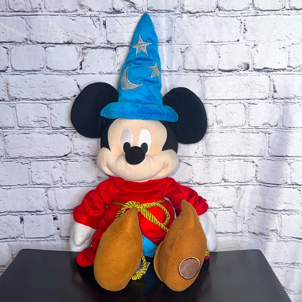 Official Disney Store Exclusive Sorcerer Mickey Mouse Fantasia 24" Large Plush